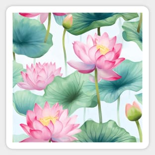 Lotus Dreams: Blooming with Joy! Sticker